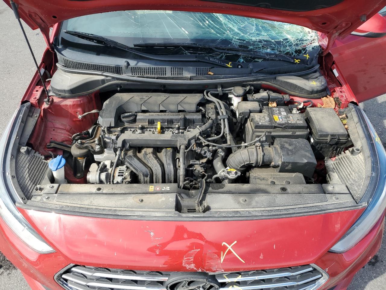 2022 Hyundai Accent Se VIN: 3KPC24A60NE177907 Lot: 81645005