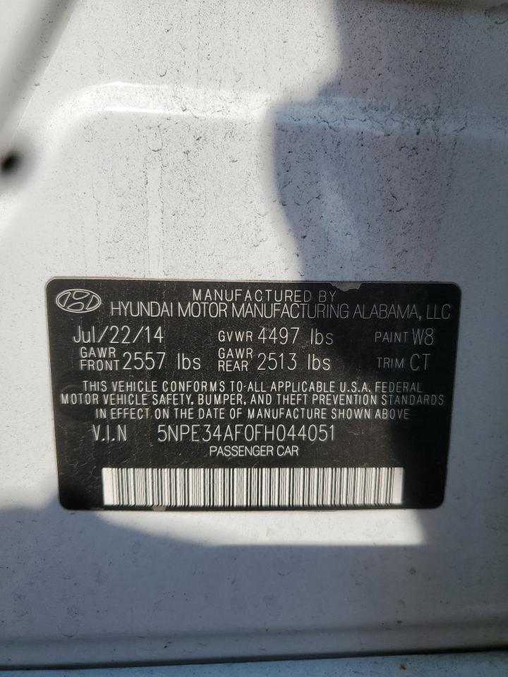 2015 Hyundai Sonata Sport VIN: 5NPE34AF0FH044051 Lot: 71632635