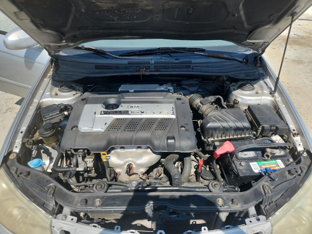 2005 Kia Spectra VIN: KNAFE121255097821 Lot: 80794205