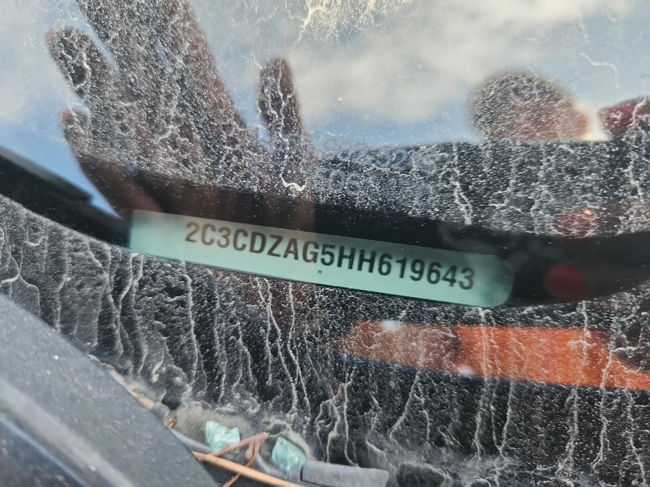 2017 Dodge Challenger Sxt VIN: 2C3CDZAG5HH619643 Lot: 80569505