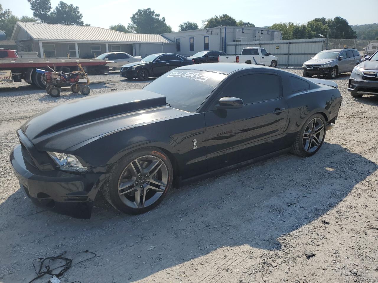 2010 Ford Mustang Shelby Gt500 black  gas 1ZVBP8JS7A5162194 photo #1