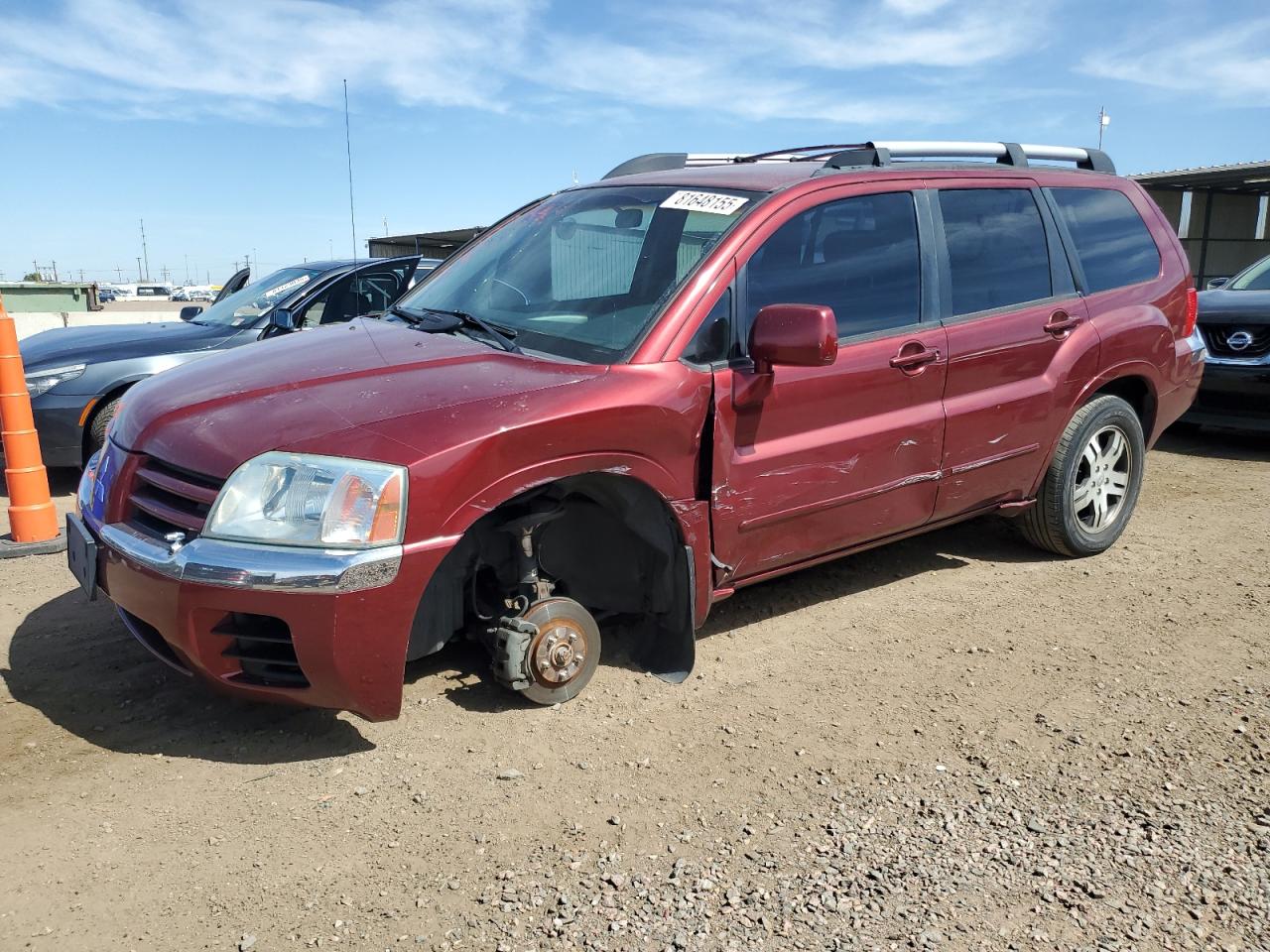 VIN: 4A4MN31S04E010372 MITSUBISHI ENDEAVOR 2004 RED Photo 1