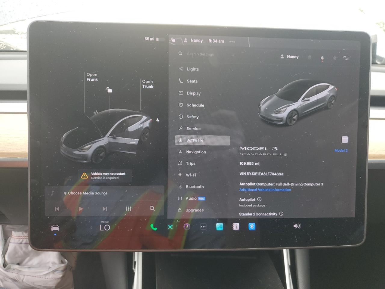 2020 Tesla Model 3 VIN: 5YJ3E1EA3LF704883 Lot: 80011625