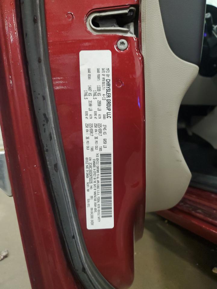 2013 Chrysler Town & Country Touring VIN: 2C4RC1BG5DR755235 Lot: 82134915