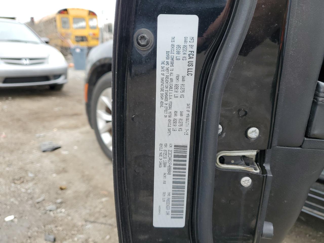 2015 Chrysler 300 Limited VIN: 2C3CCAAG1FH898848 Lot: 80983625