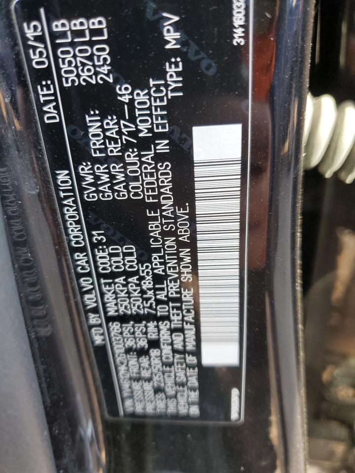 2016 Volvo V60 Cross Country Premier VIN: YV4612HK2G1003766 Lot: 70986855