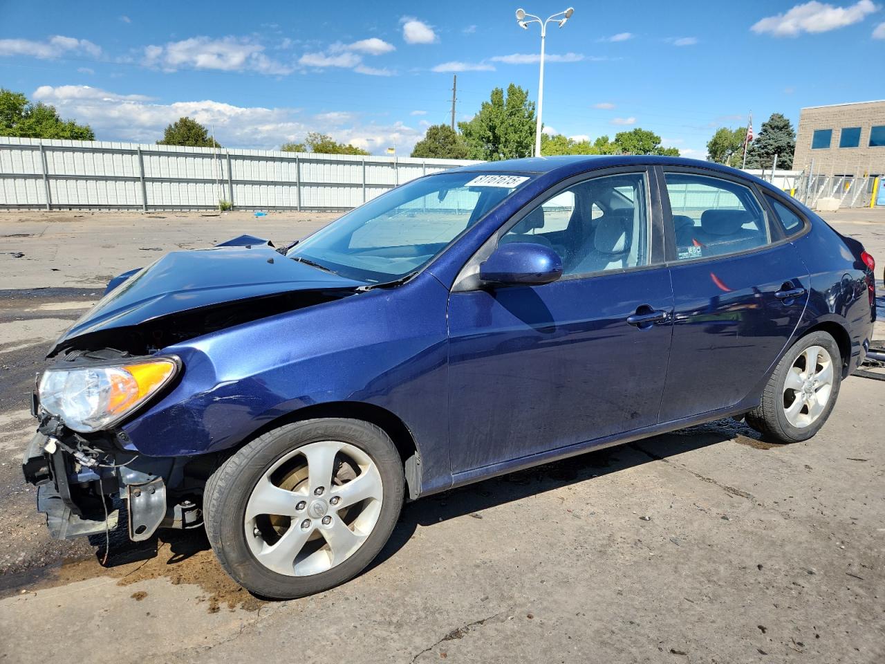 2008 Hyundai Elantra Gls blue null gasoline KMHDU46D78U477662 photo #1