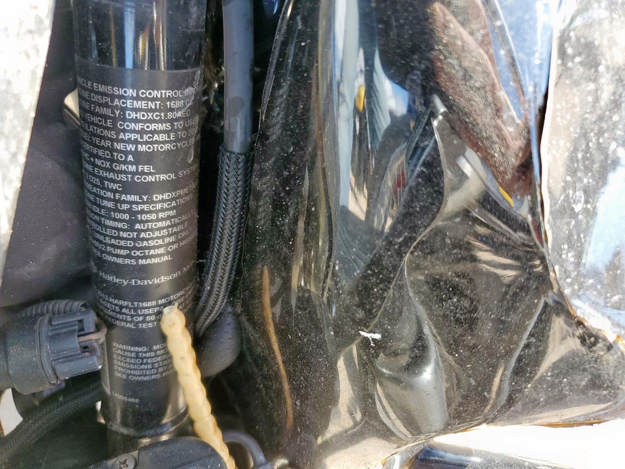 2013 Harley-Davidson Flhx Street Glide VIN: 1HD1KBM19DB692264 Lot: 81722125