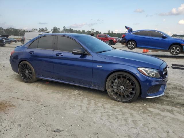  MERCEDES-BENZ C-CLASS 2017 Синий