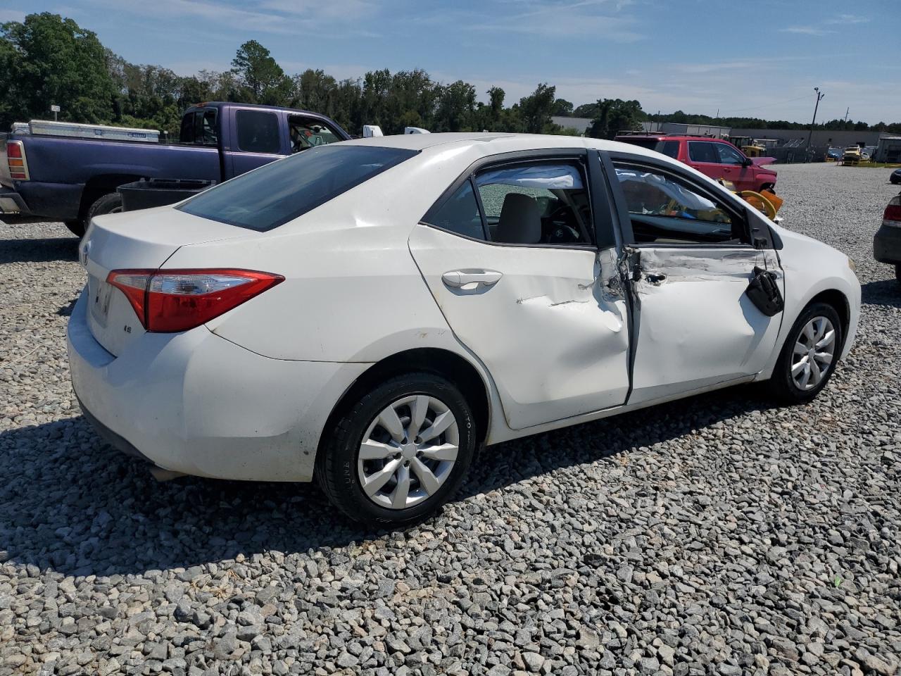 2015 Toyota Corolla L white null gas 5YFBURHE7FP262517 photo #4
