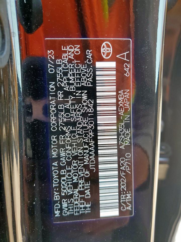 2023 Toyota Crown Xle VIN: JTDAAAAF9P3011842 Lot: 80548525