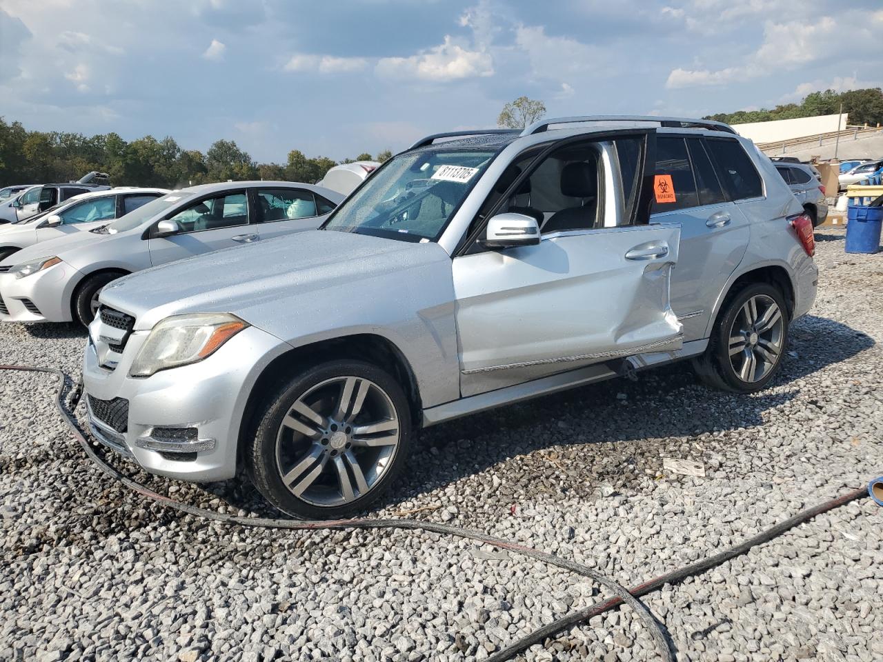 2014 MERCEDES-BENZ GLK-CLASS SILVER VIN: WDCGG5HB2EG184122