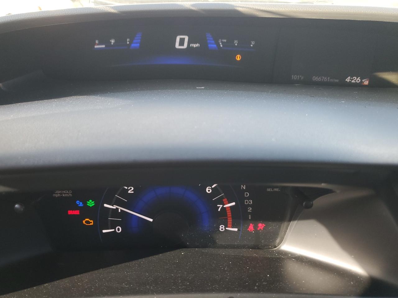2013 Honda Civic Hf VIN: 2HGFB2F62DH530646 Lot: 84406365