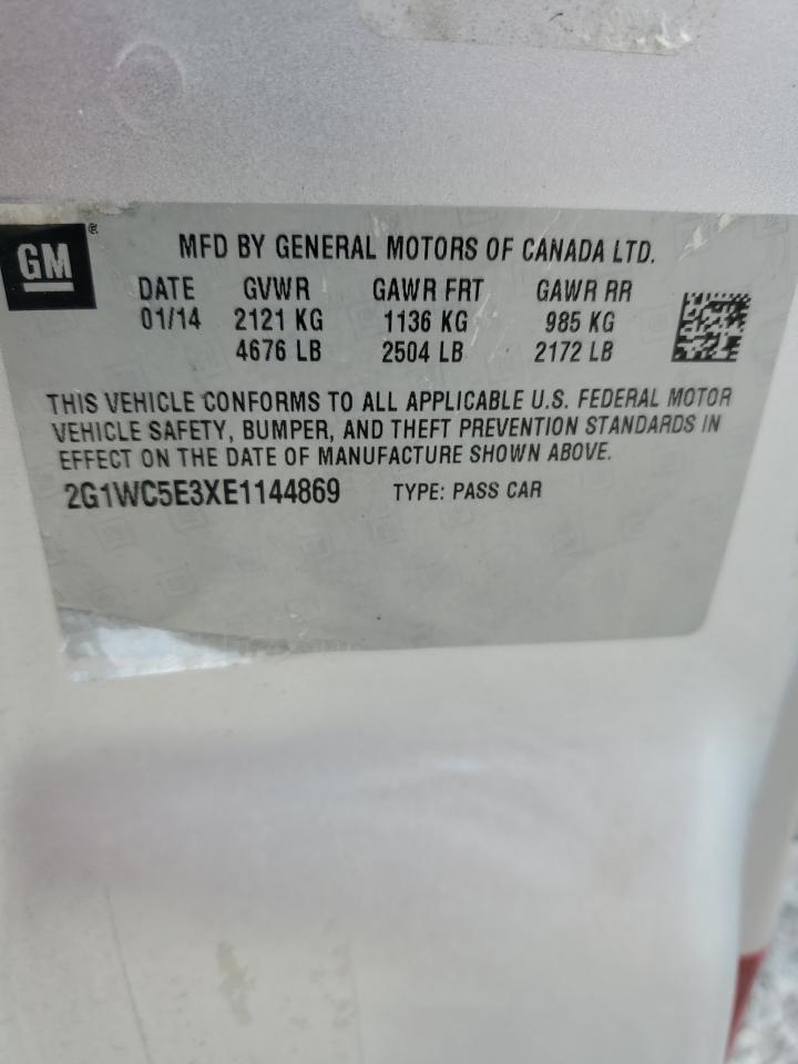 2014 Chevrolet Impala Limited Ltz VIN: 2G1WC5E3XE1144869 Lot: 71871635