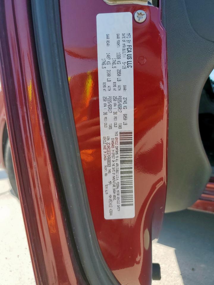 2019 Dodge Grand Caravan Gt VIN: 2C4RDGEG7KR688369 Lot: 80821255