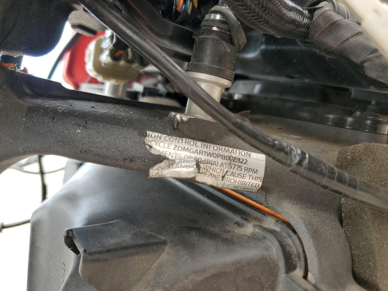 2023 Ducati Diavel V4 VIN: ZDMGAR1W0PB002322 Lot: 82088915