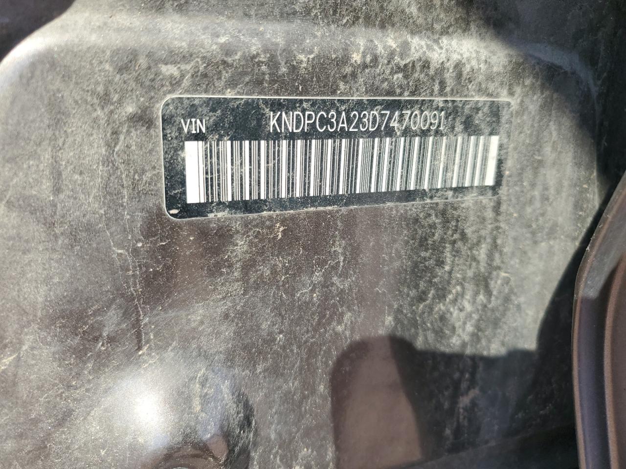 2013 Kia Sportage Ex VIN: KNDPC3A23D7470091 Lot: 81002485