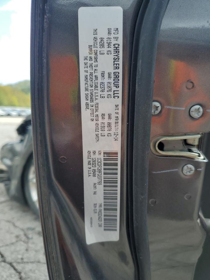 2015 Dodge Dart Limited VIN: 1C3CDFCB9FD237769 Lot: 84016505