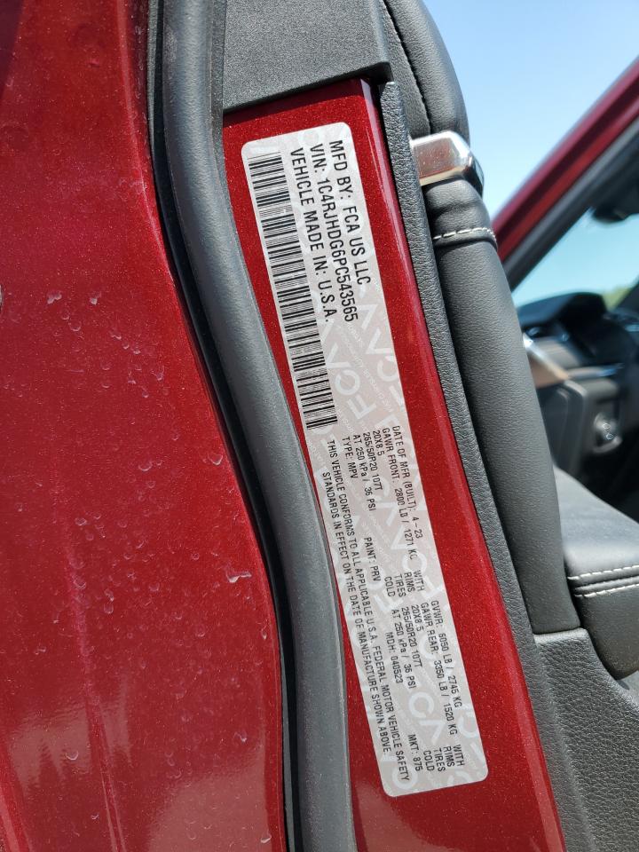 2023 Jeep Grand Cherokee Overland VIN: 1C4RJHDG6PC543565 Lot: 80447785