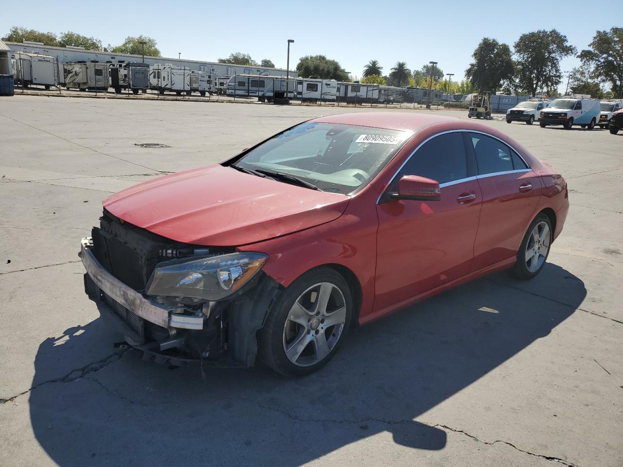 MERCEDES-BENZ CLA-CLASS 2015. Lot# 80909505. VIN WDDSJ4EB9FN184136. Photo 1