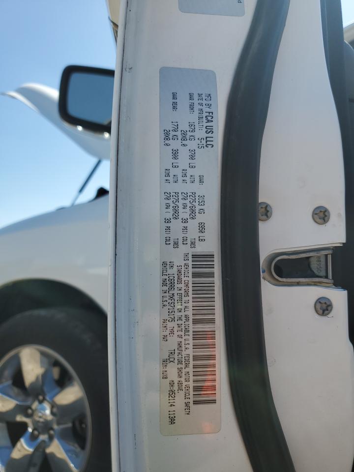 2015 Ram 1500 Slt VIN: 1C6RR6LMXFS715175 Lot: 84378365