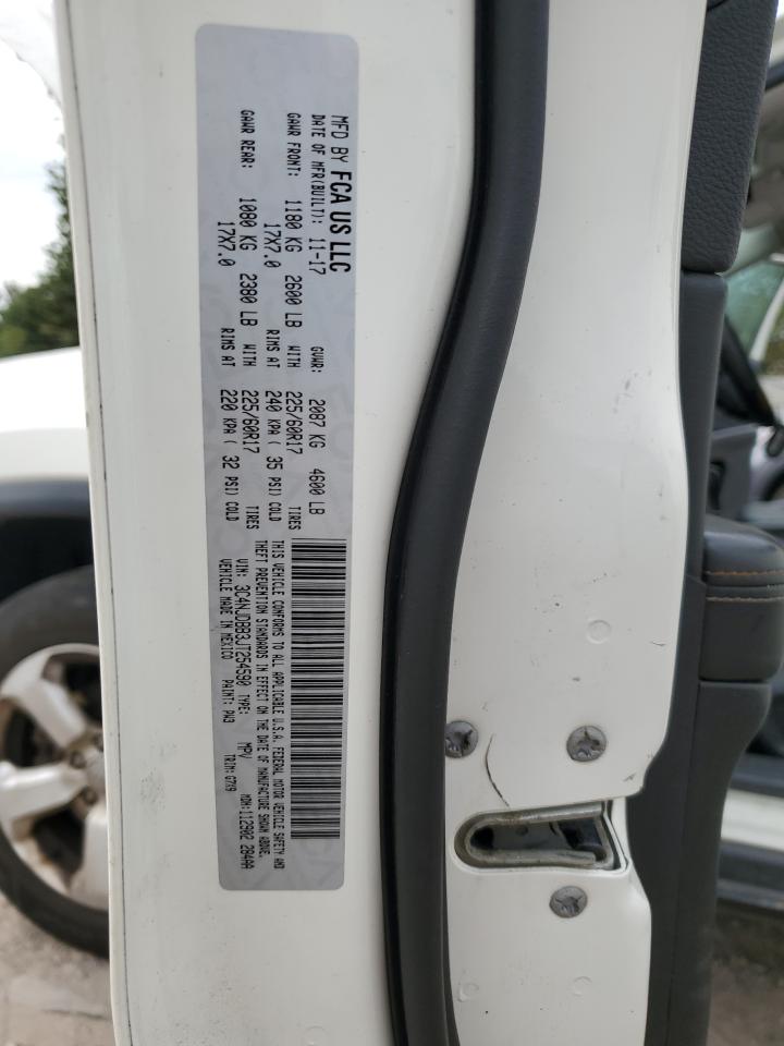 2018 Jeep Compass Latitude VIN: 3C4NJDBB3JT254590 Lot: 81310705