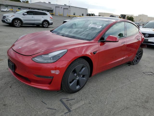  TESLA MODEL 3 2021 Czerwony