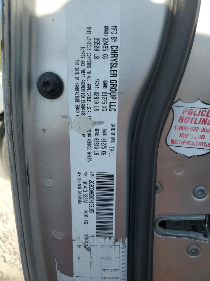 2012 Chrysler 300 Limited VIN: 2C3CCAHG0CH153185 Lot: 81401615