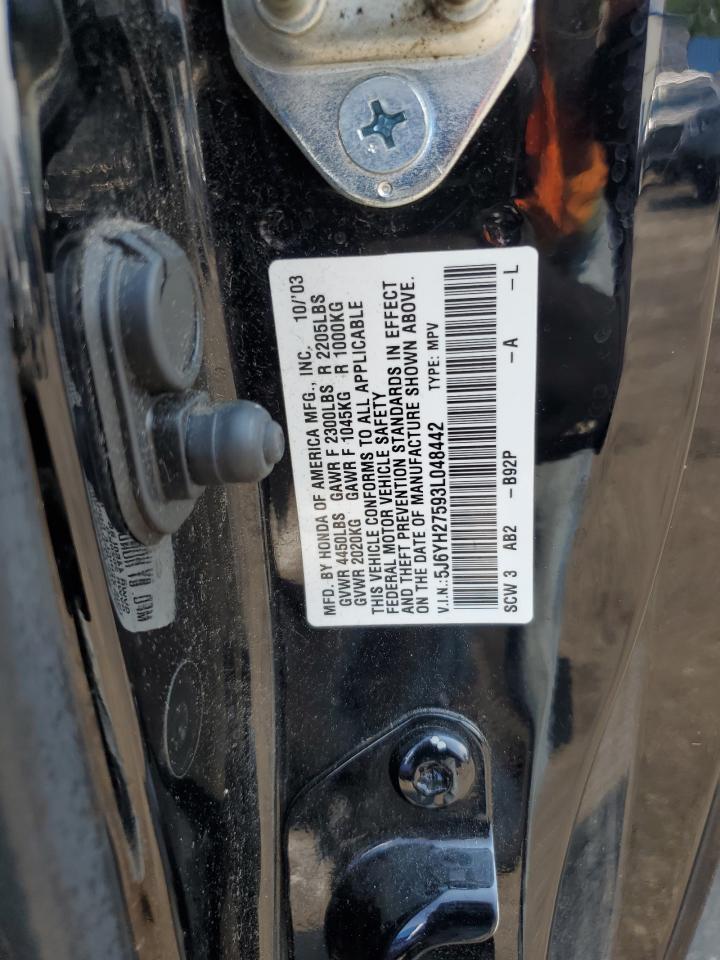 2003 Honda Element Ex VIN: 5J6YH27593L048442 Lot: 71805425