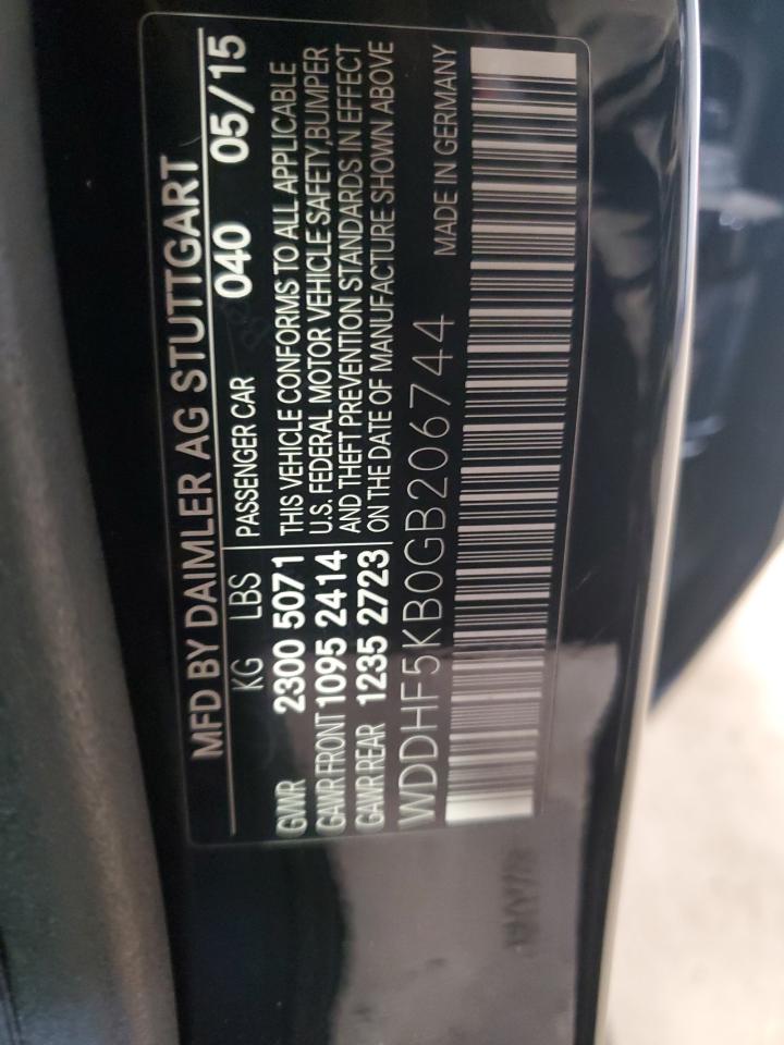 2016 Mercedes-Benz E 350 VIN: WDDHF5KB0GB206744 Lot: 84216195