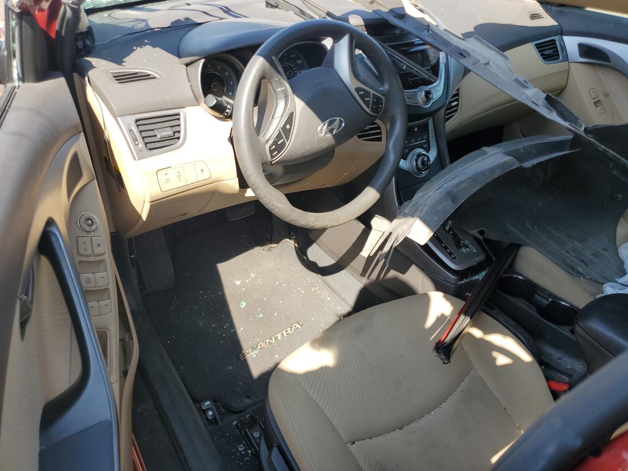 2012 Hyundai Elantra Gls VIN: KMHDH4AE5CU393580 Lot: 80104535