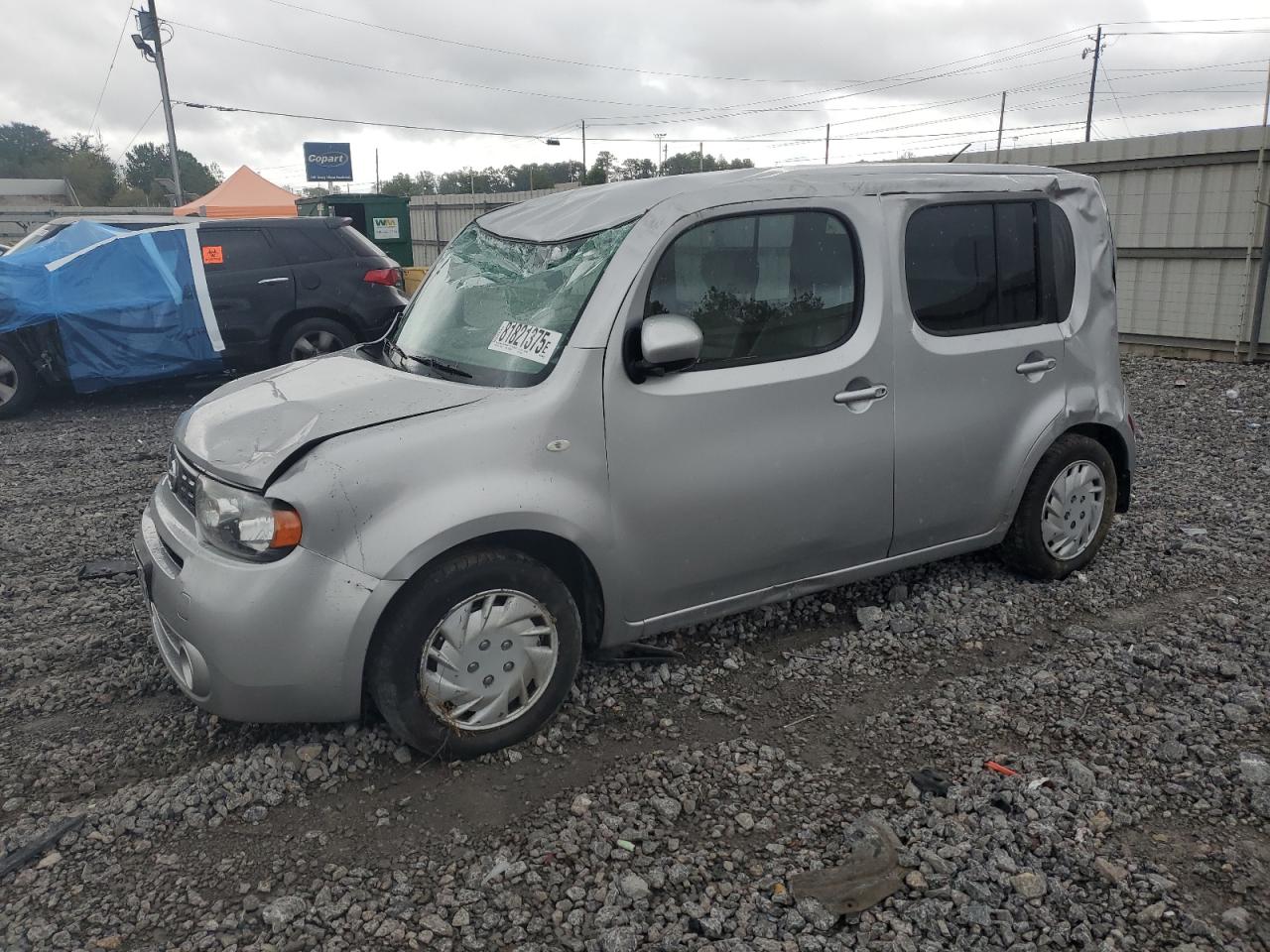 2010 NISSAN CUBE SILVER VIN: JN8AZ2KR7AT155666