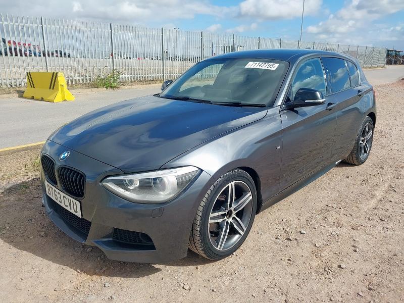 2013 BMW 1 SERIES M SPORT for sale at Copart CORBY