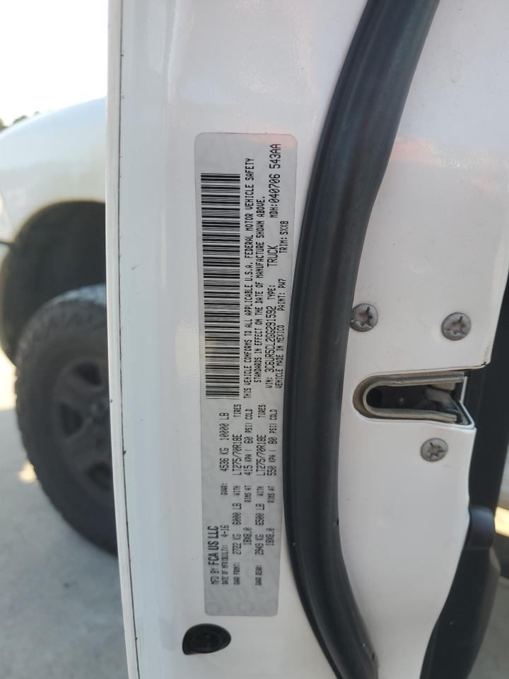 2016 Ram 2500 St VIN: 3C6UR5CL2GG291592 Lot: 80413725