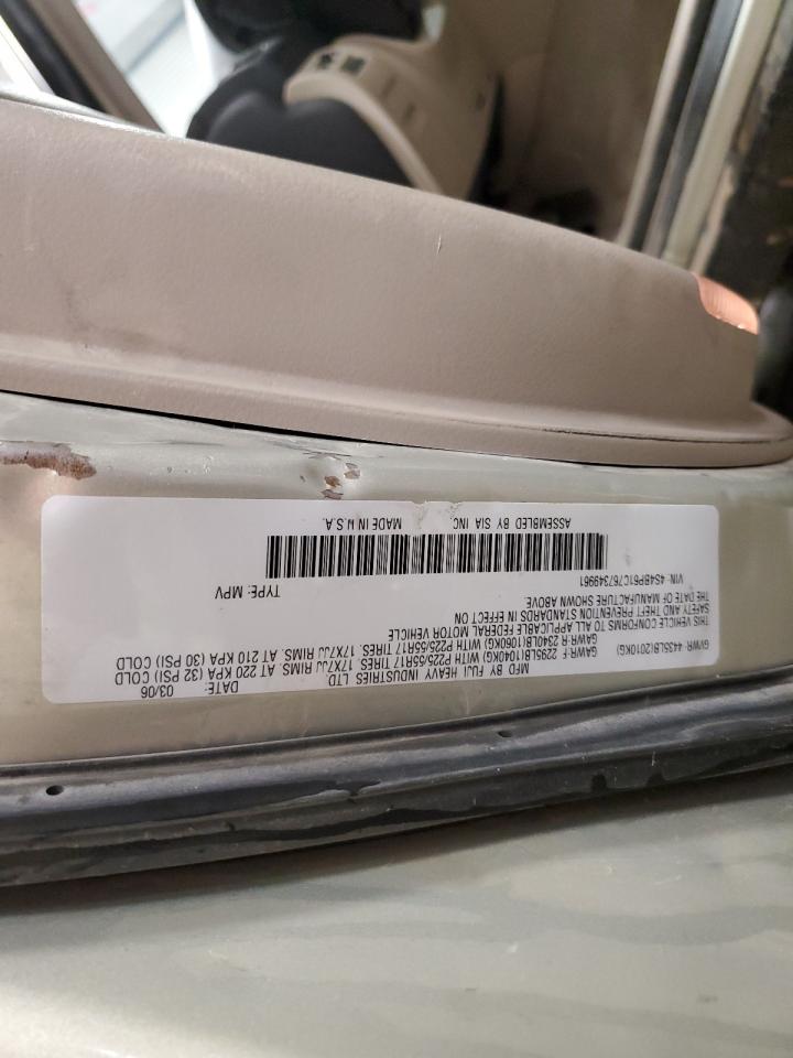 2006 Subaru Legacy Outback 2.5I VIN: 4S4BP61C767349961 Lot: 81449225