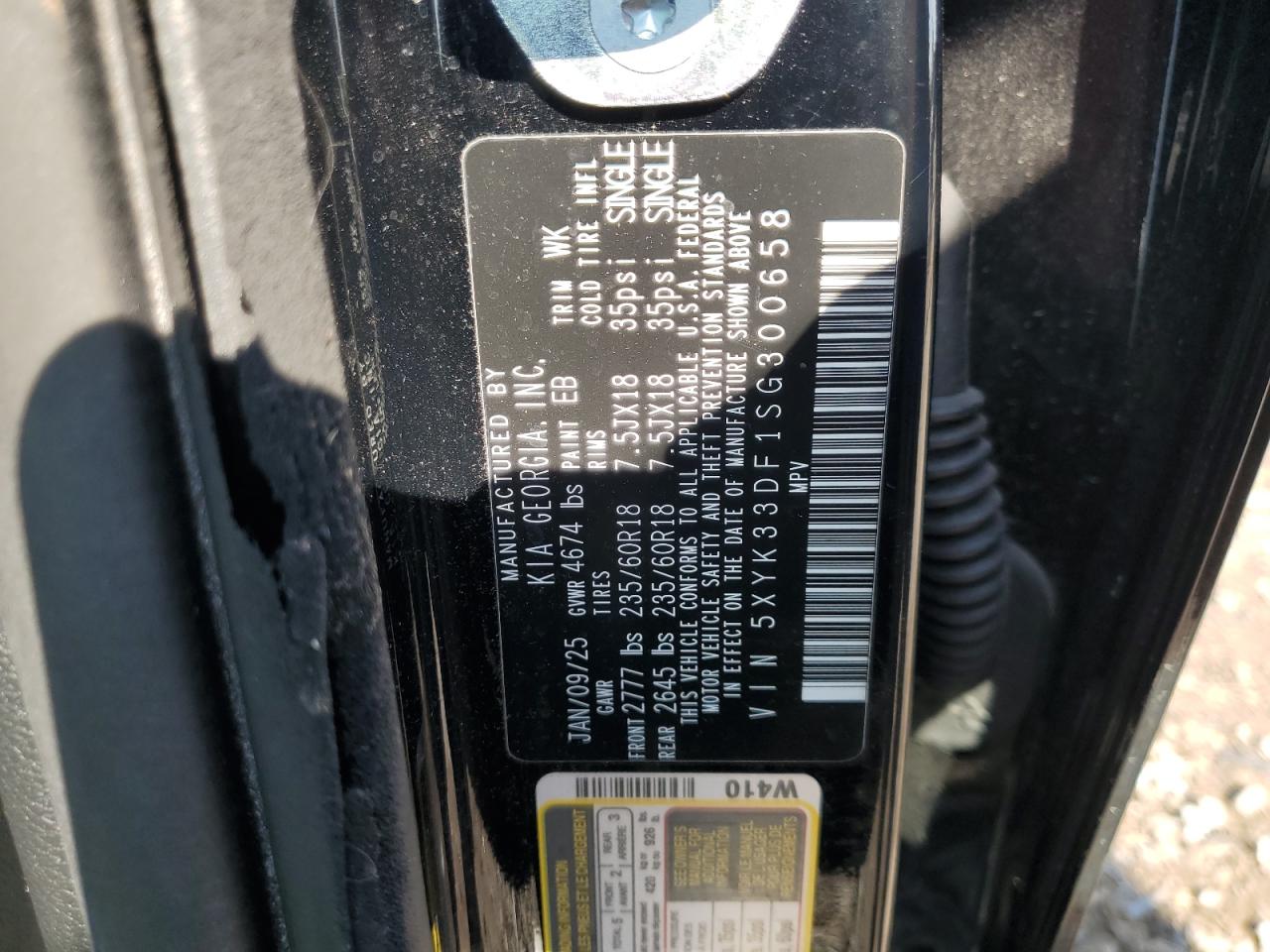 2025 Kia Sportage Ex VIN: 5XYK33DF1SG300658 Lot: 71823735