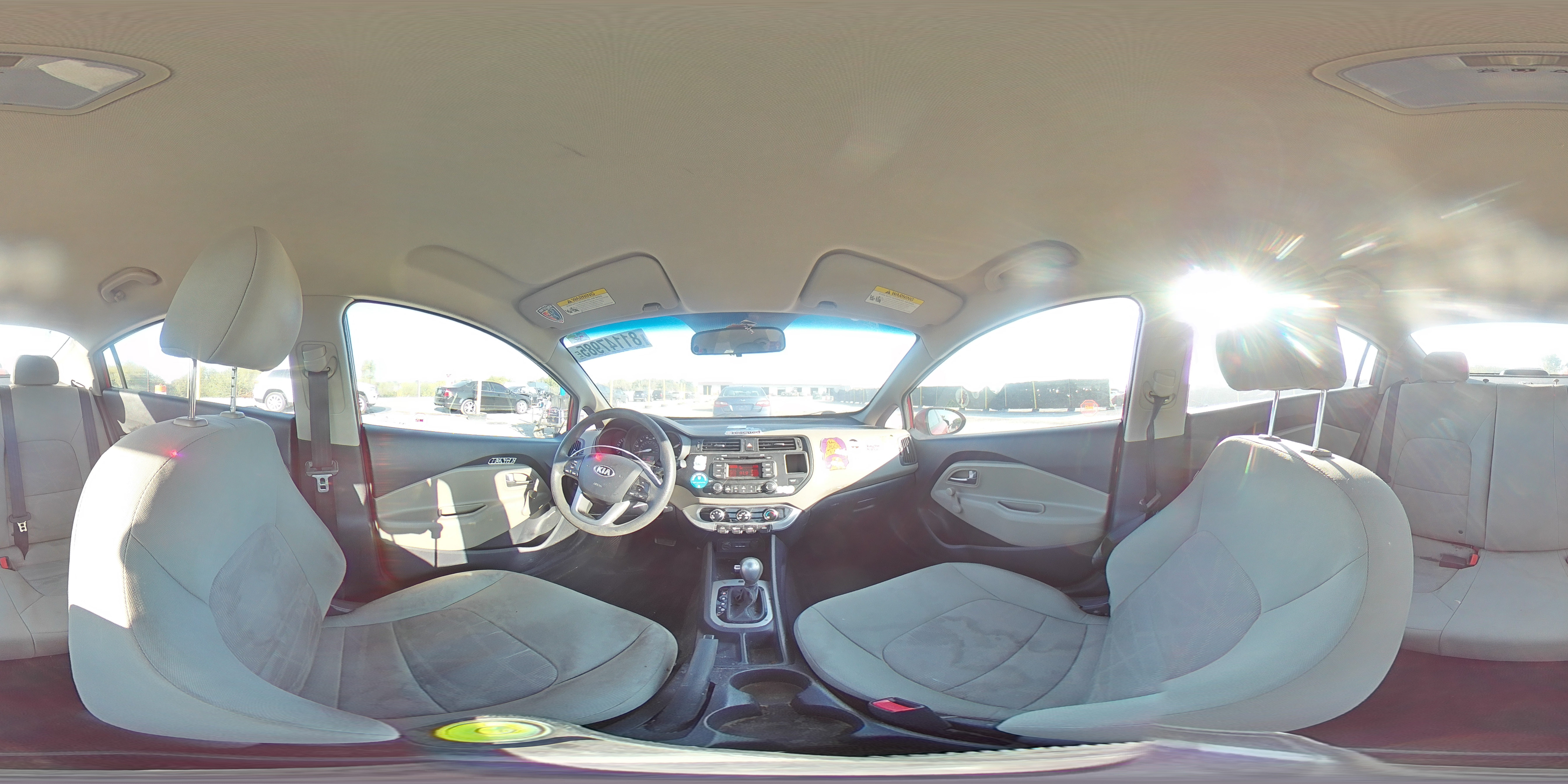 2015 Kia Rio Lx VIN: KNADM4A34F6435063 Lot: 81147985