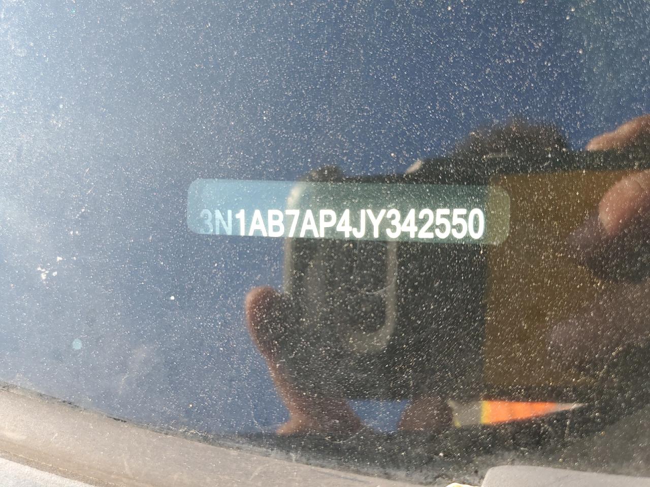 2018 Nissan Sentra S VIN: 3N1AB7AP4JY342550 Lot: 81879275