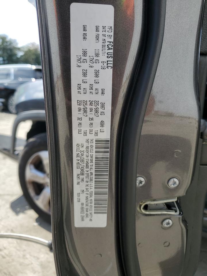 2018 Jeep Compass Latitude VIN: 3C4NJDBB7JT434588 Lot: 70859875