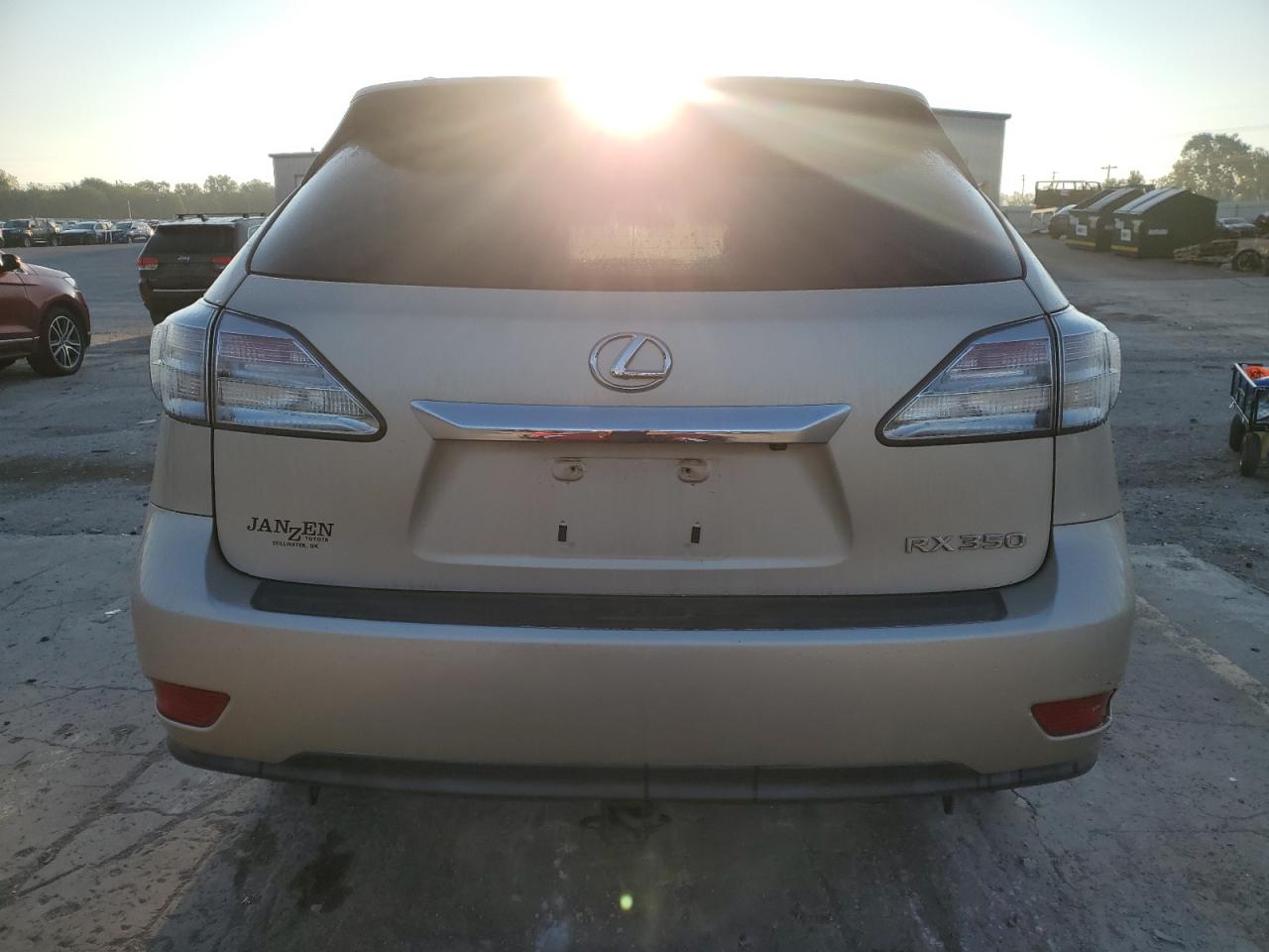 2011 Lexus Rx 350 VIN: 2T2BK1BA0BC083576 Lot: 71035065