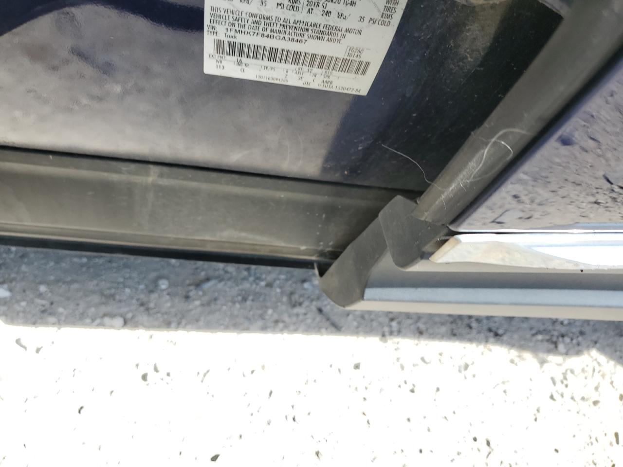 2011 Ford Explorer Limited VIN: 1FMHK7F84BGA38467 Lot: 84605935