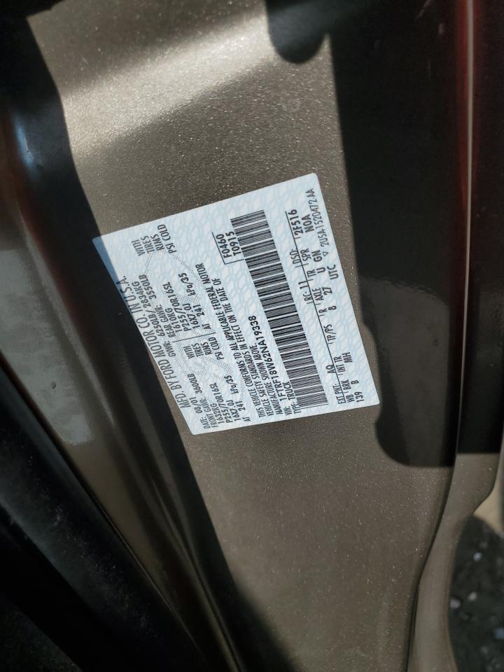 2002 Ford F150 VIN: 1FTRF18W62NA19338 Lot: 81080905