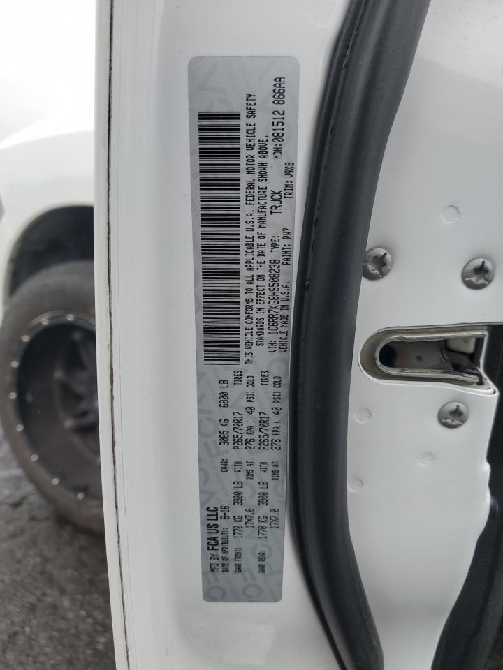 2017 Ram 1500 St VIN: 1C6RR7KG8HS508238 Lot: 71950015