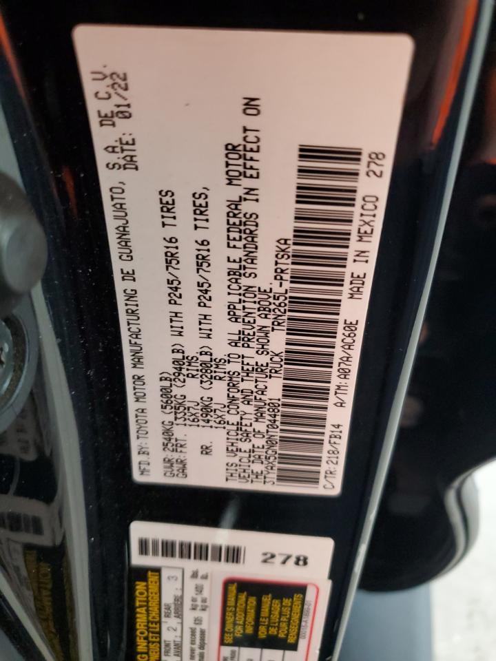 2022 Toyota Tacoma Double Cab VIN: 3TYAX5GN0NT044801 Lot: 84241965