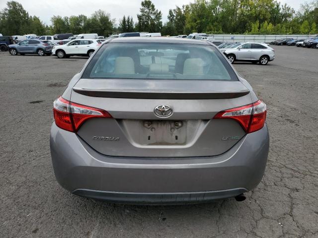  TOYOTA COROLLA 2016 Серый