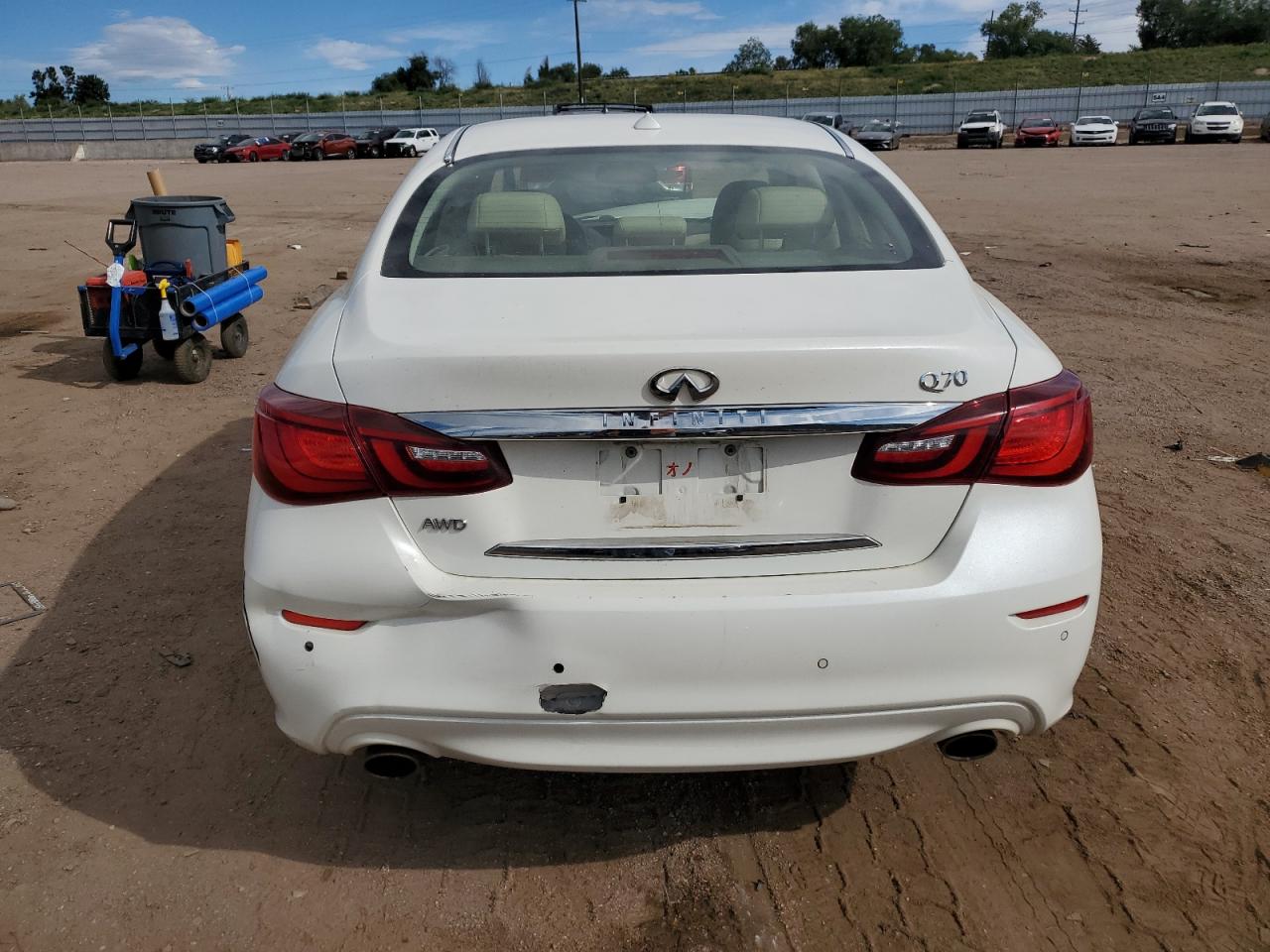 2019 Infiniti Q70 3.7 Luxe VIN: JN1BY1AR6KM585430 Lot: 80377545