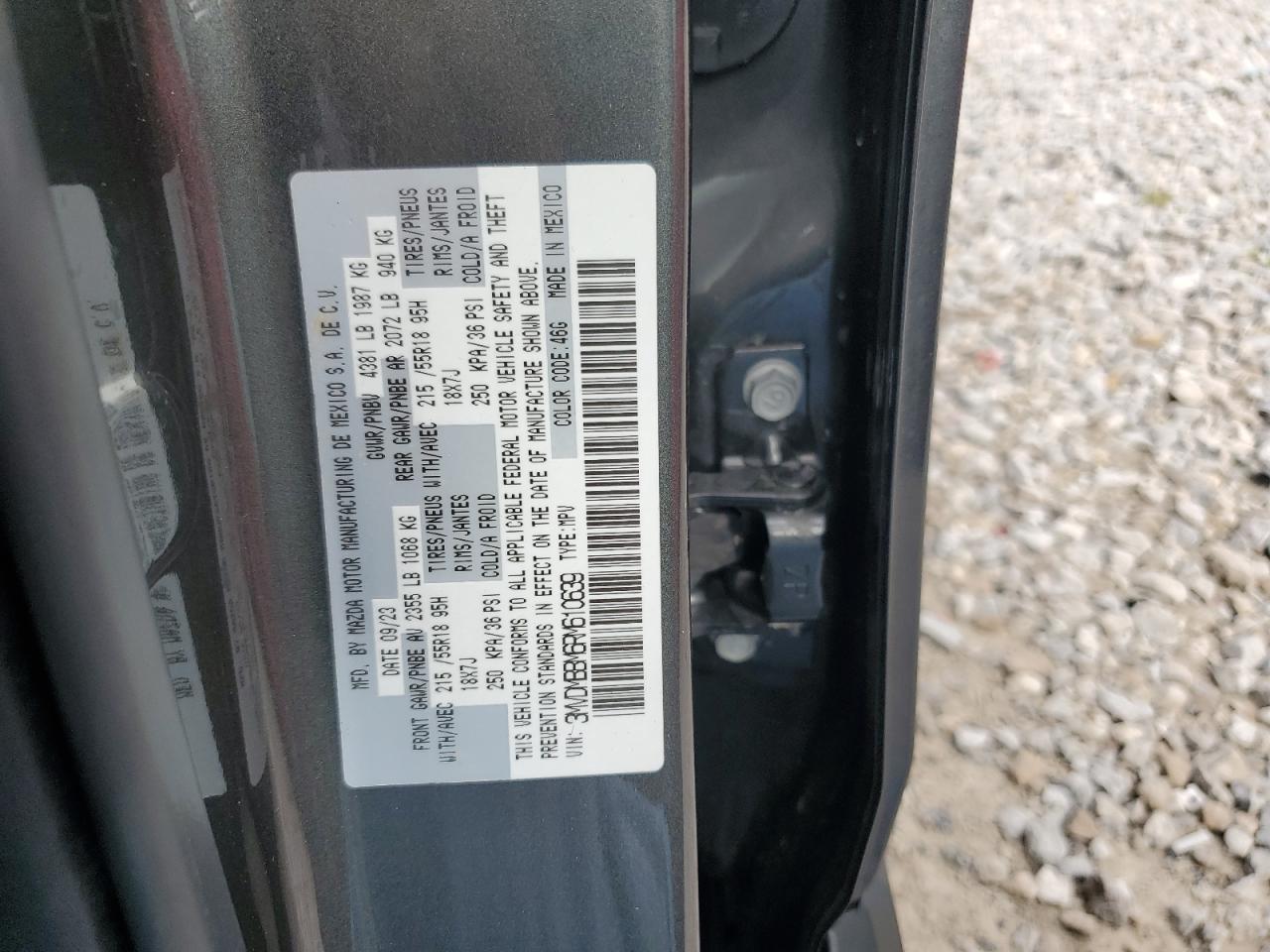 2024 Mazda Cx-30 Select VIN: 3MVDMBBM6RM610639 Lot: 70373685