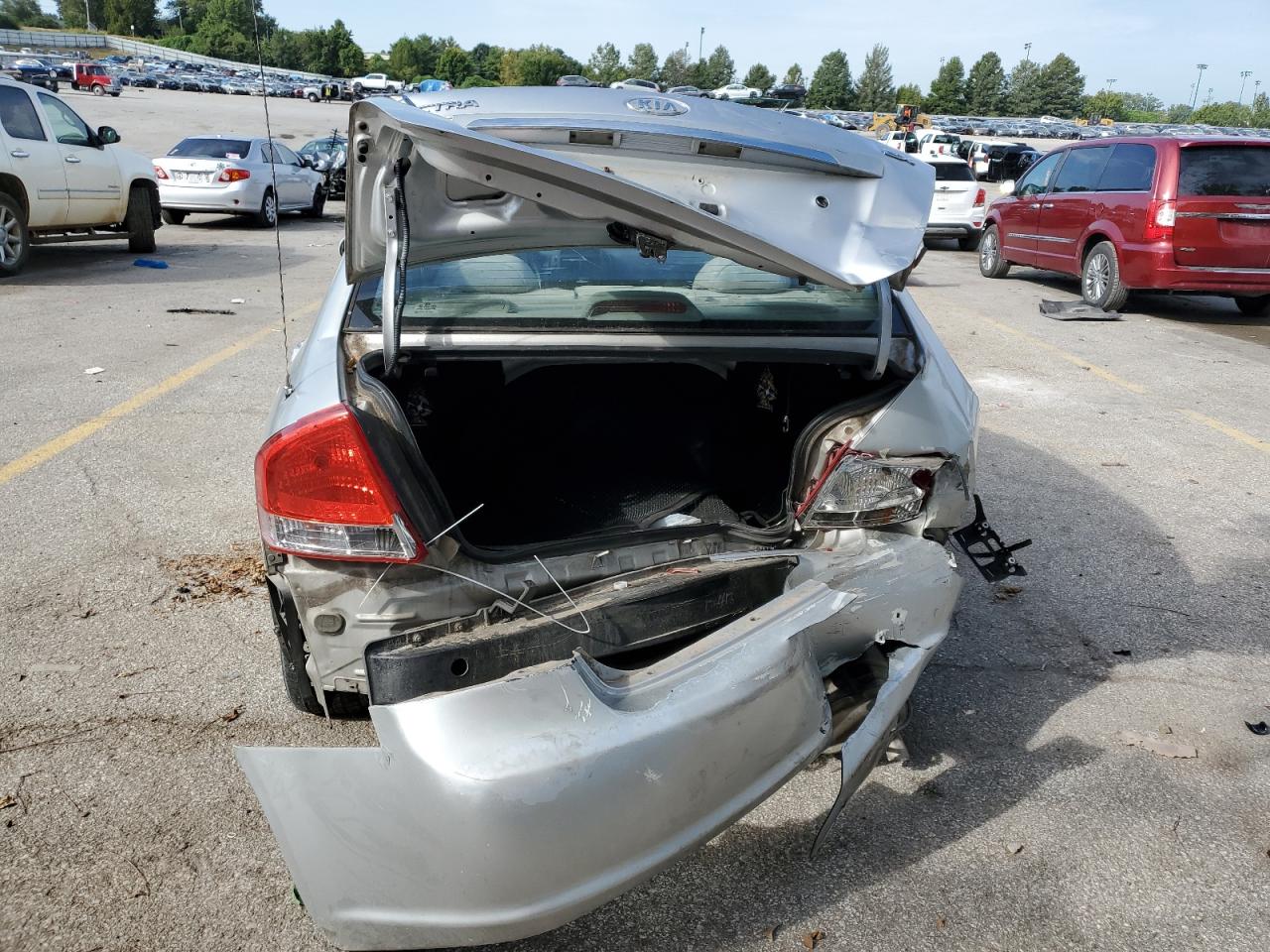 2008 Kia Spectra Ex VIN: KNAFE121185552643 Lot: 71914535