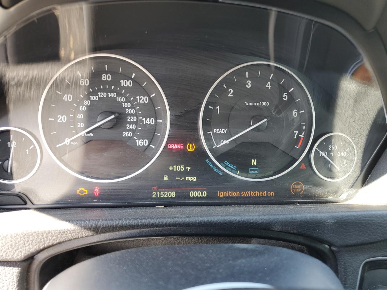 2015 BMW Activehybrid 3 VIN: WBA3F9C58FKP46584 Lot: 70490645