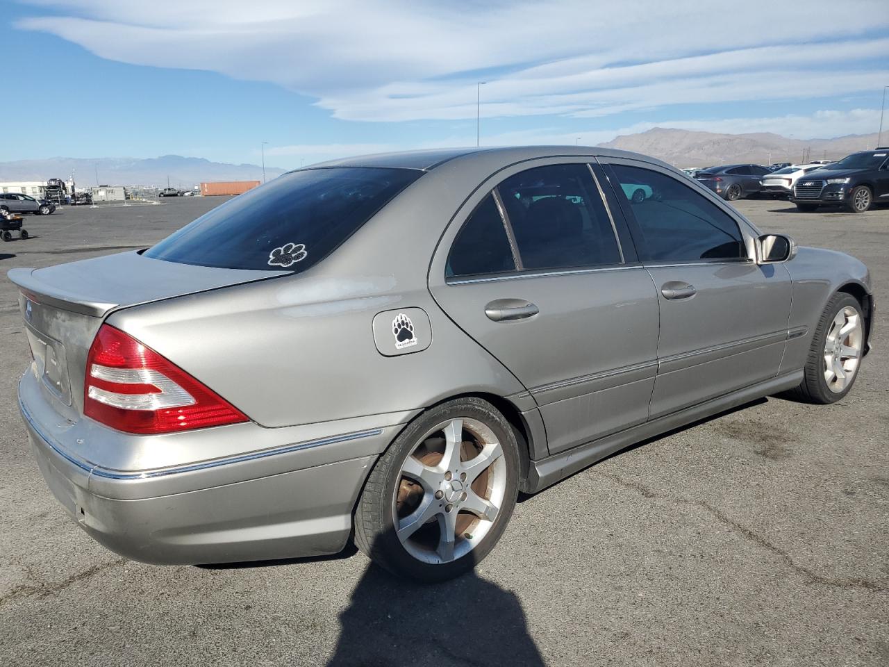 2007 Mercedes-Benz C 230 grey null gas WDBRF52H97F894396 photo #4